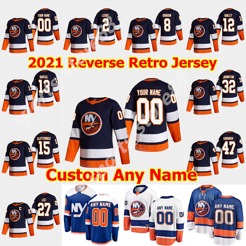 

New York Islanders 2021 Reverse Retro Hockey Jersey 8 Noah Dobson Jersey Anthony Beauvillier Oliver Wahlstrom Johnny Boychuk Custom Stitched, Colour 1