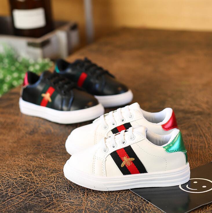 

2020 new fashion children's white shoes, children's sports shoes, children's casual shoes GD976, Black