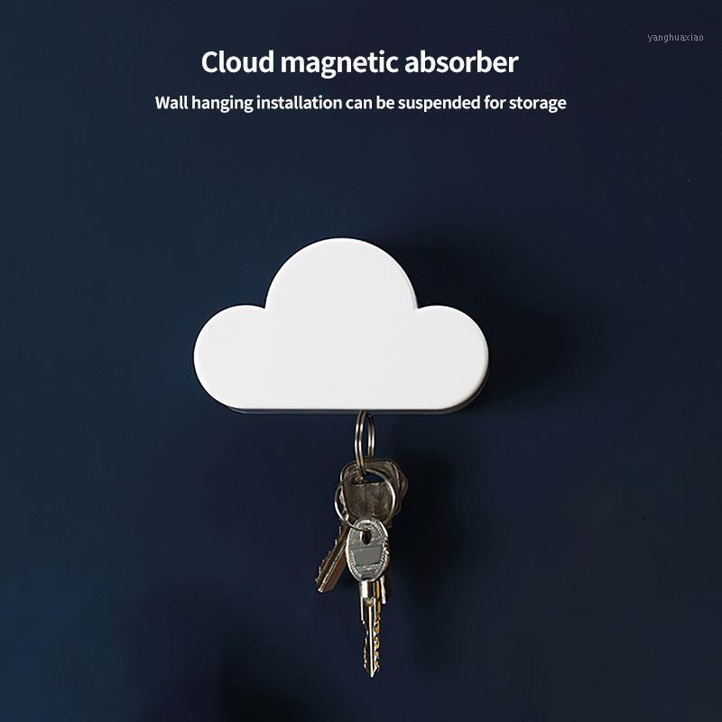 

White Cloud Shape Magnets Wall Key Holder Home Storage Holder Home Storage Wholsale/Dropshipping1