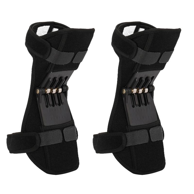 

Joint Support Knee Pads Breathable Knee Protector Non-slip Power Lift Joint Support Powerful Rebound Spring Force, Black 1pc