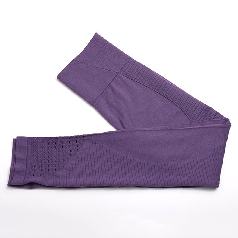 

Hot 1 Pcs Women High Waist Seamless Yoga Pants Leggings Stretchy for Running Sports DO2, Purple