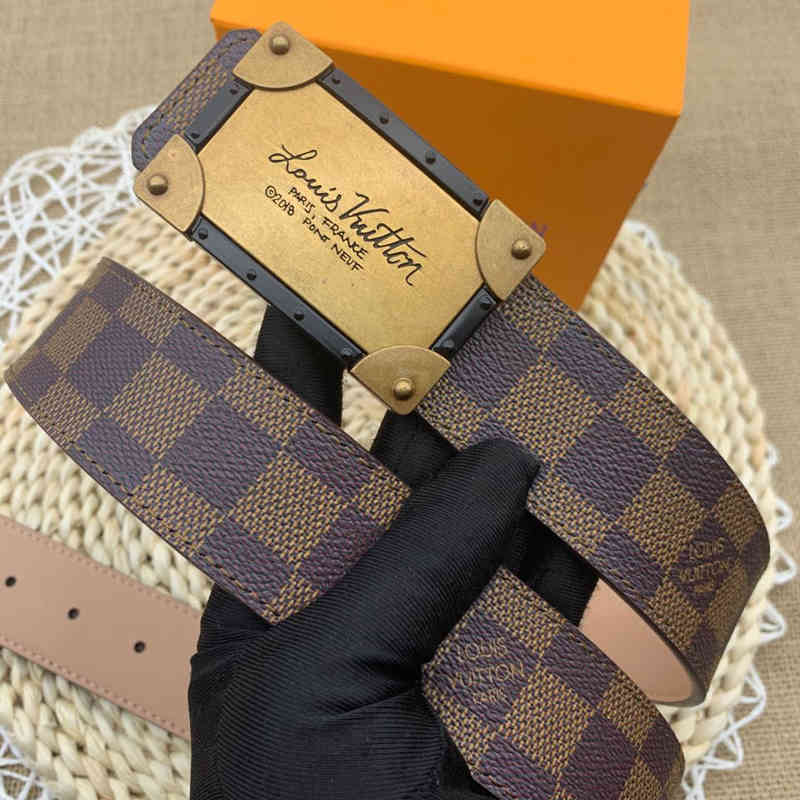 

Men's road brand double g smooth buckle fashion casual versatile Korean net red same belt, Black