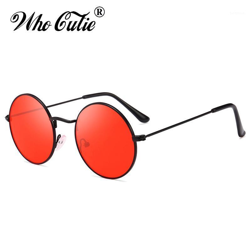 

Small Retro Round Sunglasses Women Brand Design Vintage Punk Hippie Men Sun Glasses Yellow Red Circle Lens Shades Female S3621