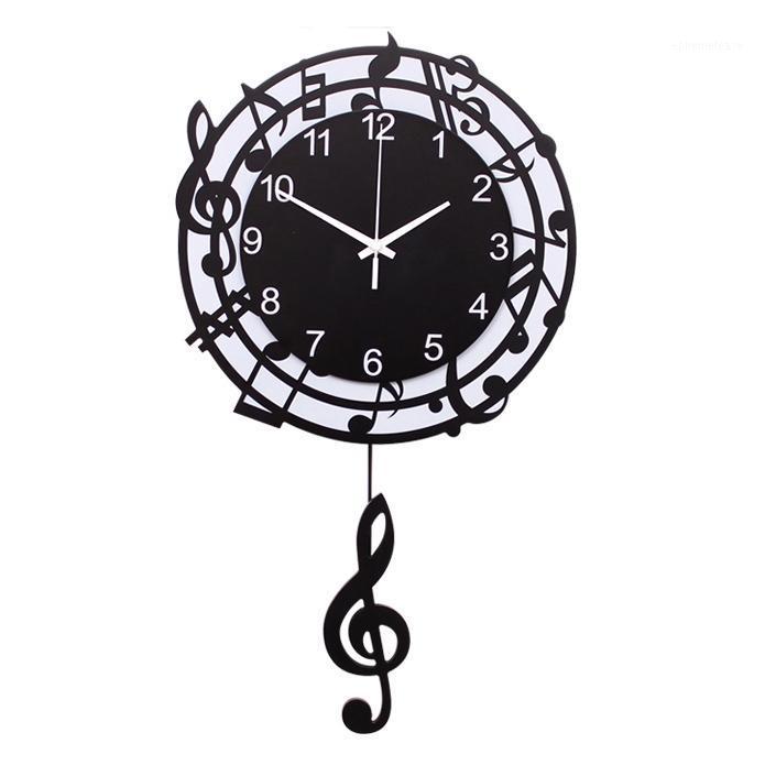 

Creative Modern Wall Clock Art Wood Simple Silent Round Wall Clock Pendulum Relojes De Pared Bedroom Decoratio Clocks New MM60WC1