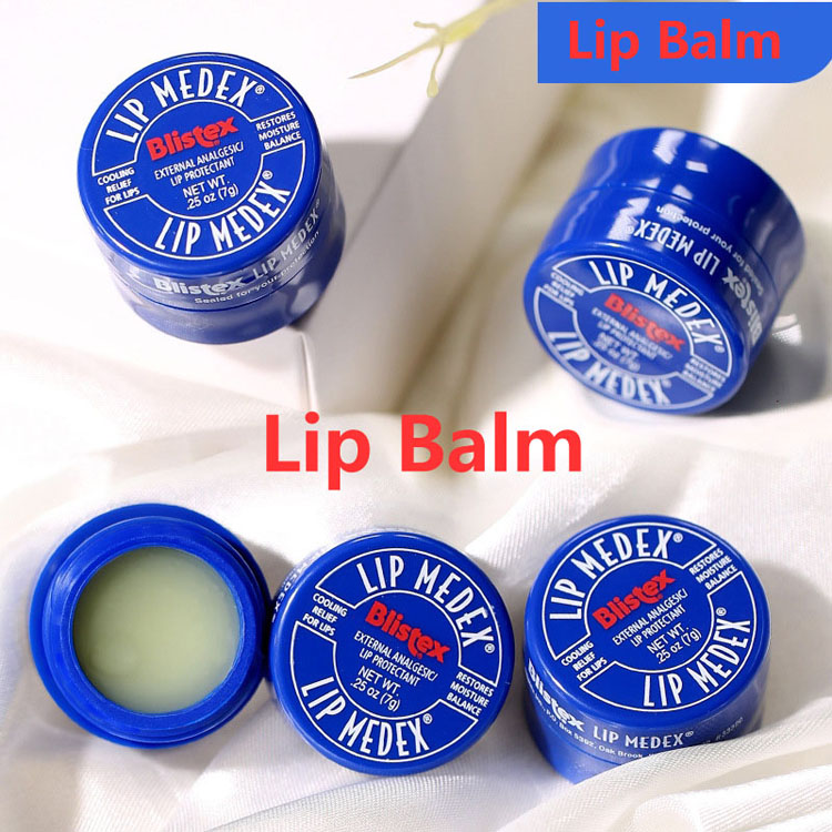 

Lips Care Lip Balm lip medex Lip Membrane 7g Blue Moisturizer Nutritious DHL free shipping