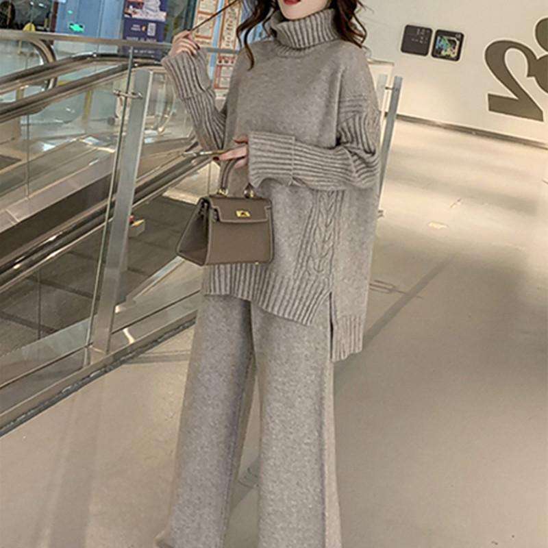 

Autumn winter 2020 new women's fashion age reduction suit short with high foreign style fashion professional winter sweater, White