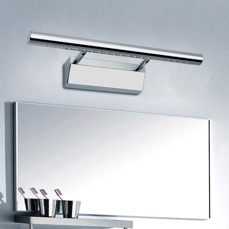 

Modern LED Mirror Light 3W 5W 7W Stainless Steel SMD AC 85-265V Waterproof Wall Mounted Lamps For Indoor Bathroom Washroom