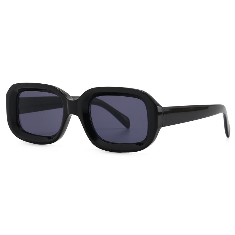 

Veshion Black Square Sunglasses Women Small Leopard Uv400 Ladies Retro Sun Glasses for Men 2021 Summer Style Accessories