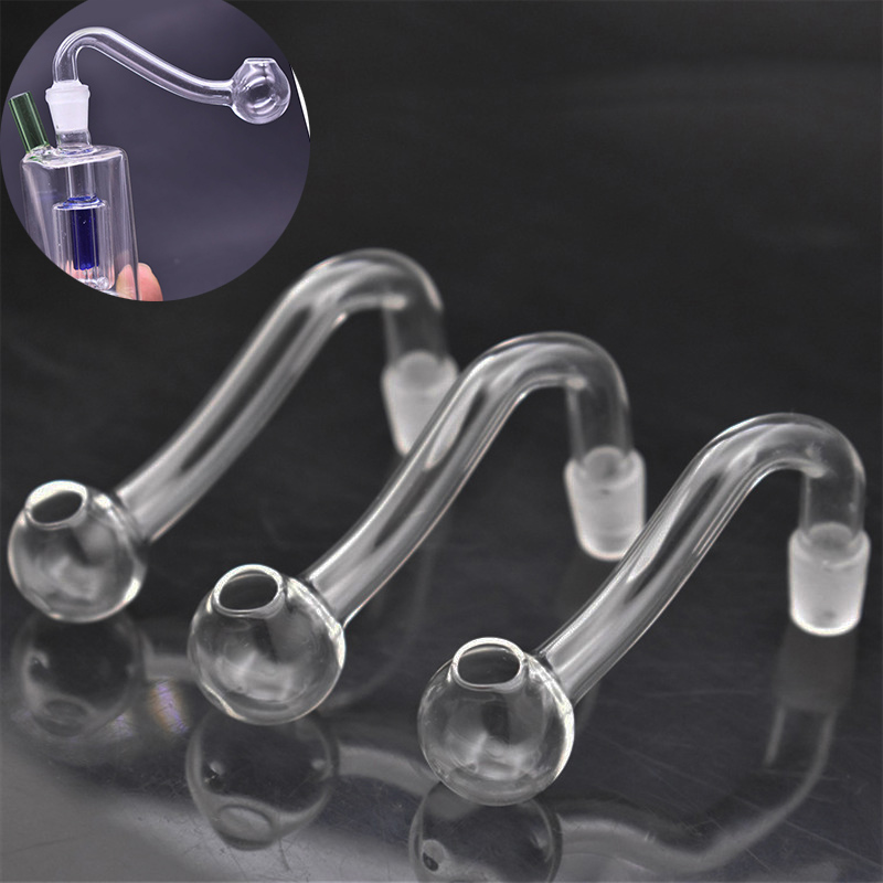 

Best Glass oil burner pipe thick 10mm 14mm 18mm Male Female pyrex clear oil burner bent pipe for small water bongs