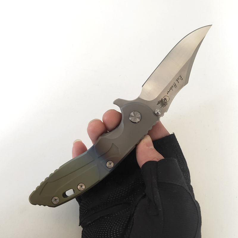 

Limited Customization Version XM-18 Folding Knives Titanium Handle M390 Knife Perfect Pocket EDC Outdoor Tactical Camping Survival Tools