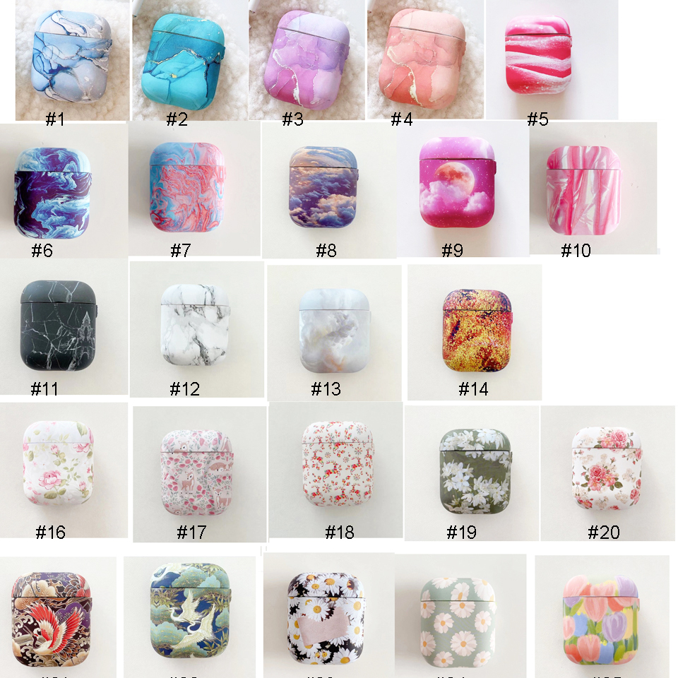 

new Luxury coloful Universal Marble geometry TPU Case For Airpods 1 2 3 airpod pro Full Protective Cover For Airpod 1st 2nd 3 Generation Sho