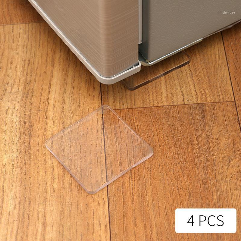 

4pcs/set Transparent Pads Anti-Vibration Pad Refrigerator Silicone Non-slip Mats For Washing Machine Bathroom Accessories1