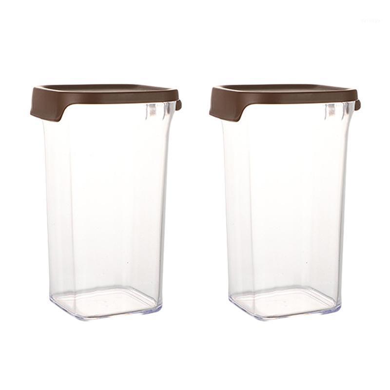 

Transparent Grade Storage Tank Airtight Storage Jar Sealed Can Classification Container with Cover for Kitchen1