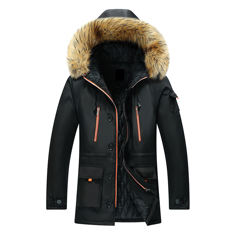 

Men Winter Jacket Outwear Parkas Men's Costumes Masculine Clothes, Green