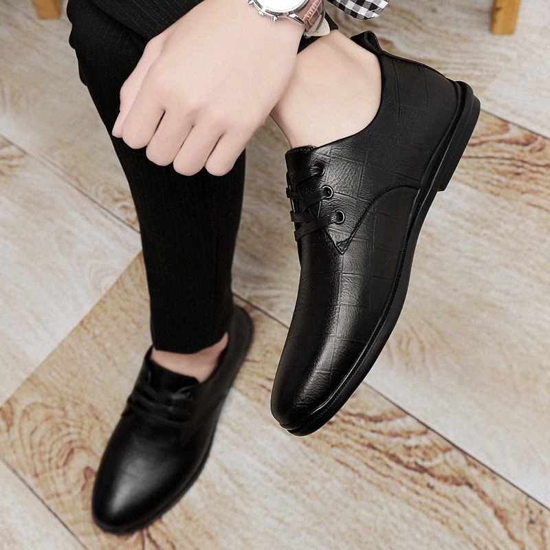

Italian Oxford Shoes Men Luxury Mens genuine Leather Wedding party Shoes Mens Pointed Toe Dress business Shoes Classic Derbies #Dc1m