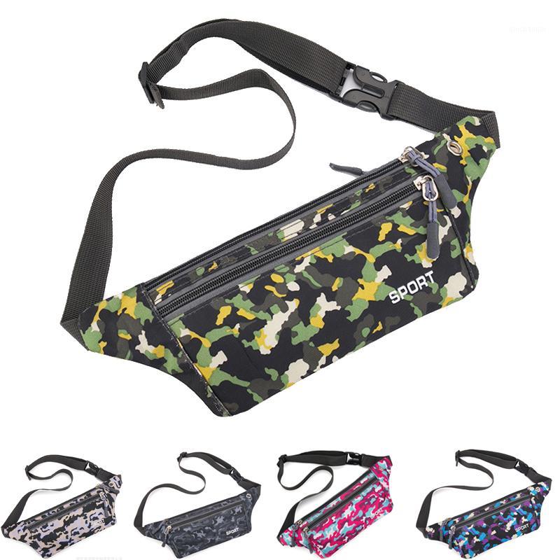 

Running bag outdoor sports waist bag breathable running small chest anti-theft mobile phone waterproof leisure travelbag1, Green