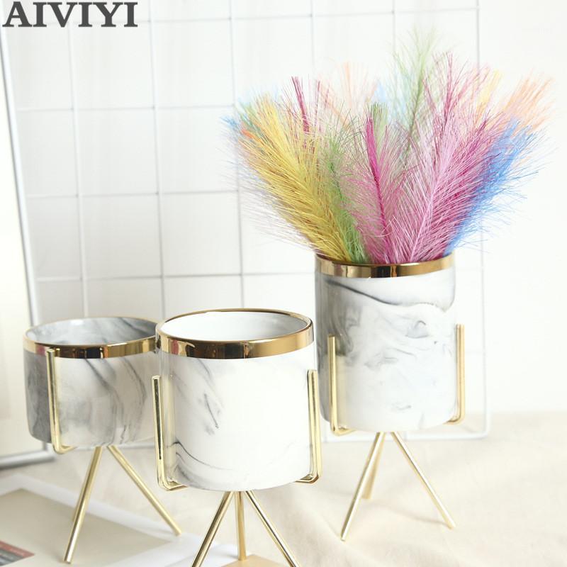 

Artificial PE Phoenix tail grass Home Hotel DIY Decorative Fake Flower Wedding Scene Arrangement Christmas Decoration1, White