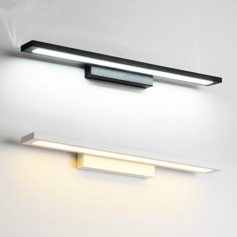 

Modern simple aluminum LED mirror headlights waterproof moisture-proof bathroom mirror front lamps bedside wall lamps mx6191739