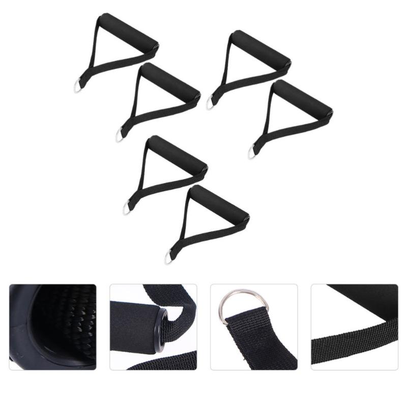 

3 Pairs Exercise Latex Resistance Bands Tube Workout Gym Yoga Fitness Stretch
