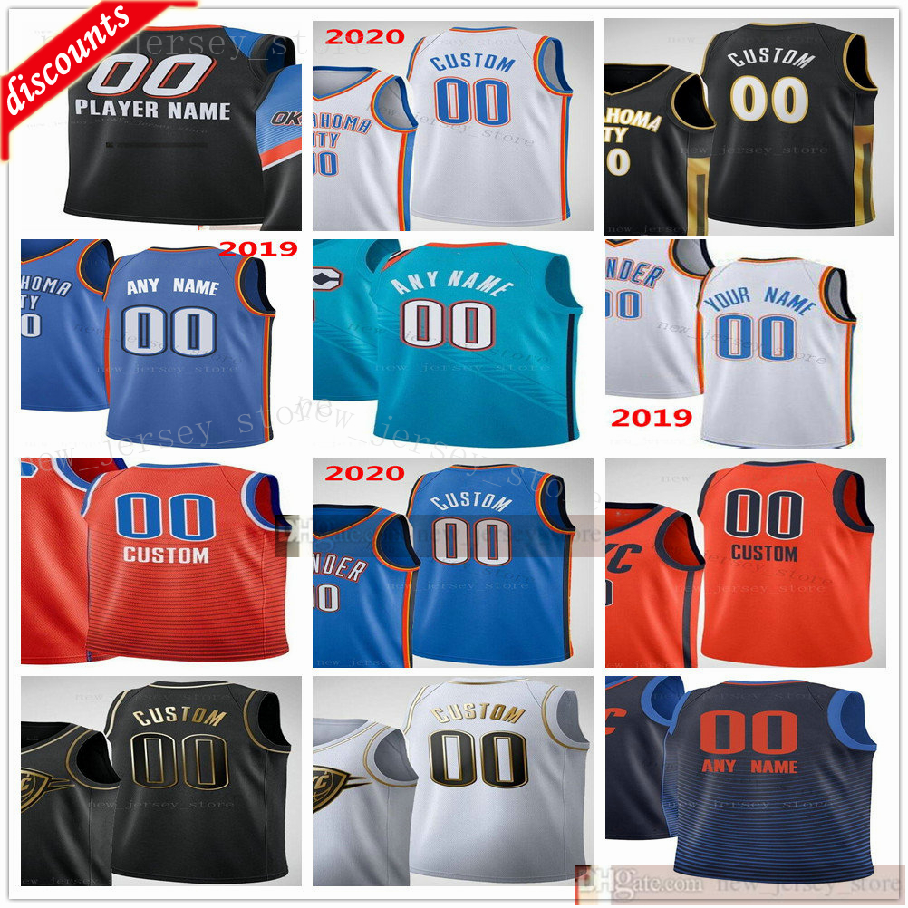

Custom Printed Shai 2 Gilgeous-Alexander Horford 8 Trevor Ariza 17 Aleksej Pokusevski 41 Justin Jackson Darius Bazley George Hill Jerseys