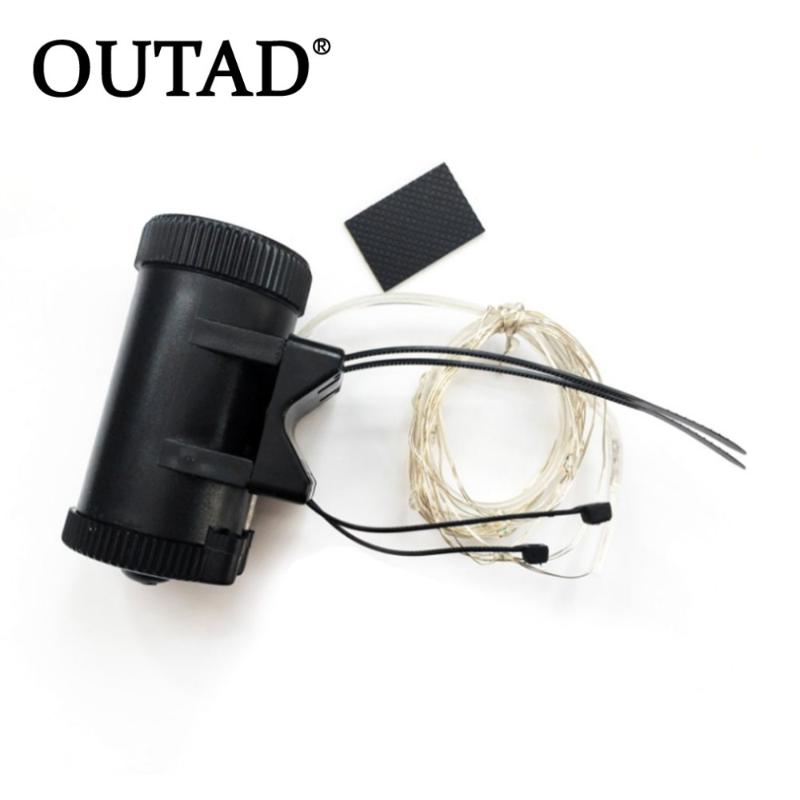 

OUTAD Battery Powered Cycling Spoke Wire Tire Tyre Wheel Light Super Bright Beautiful LED MTB Bike Bicycle DIY Stripe Light NEW