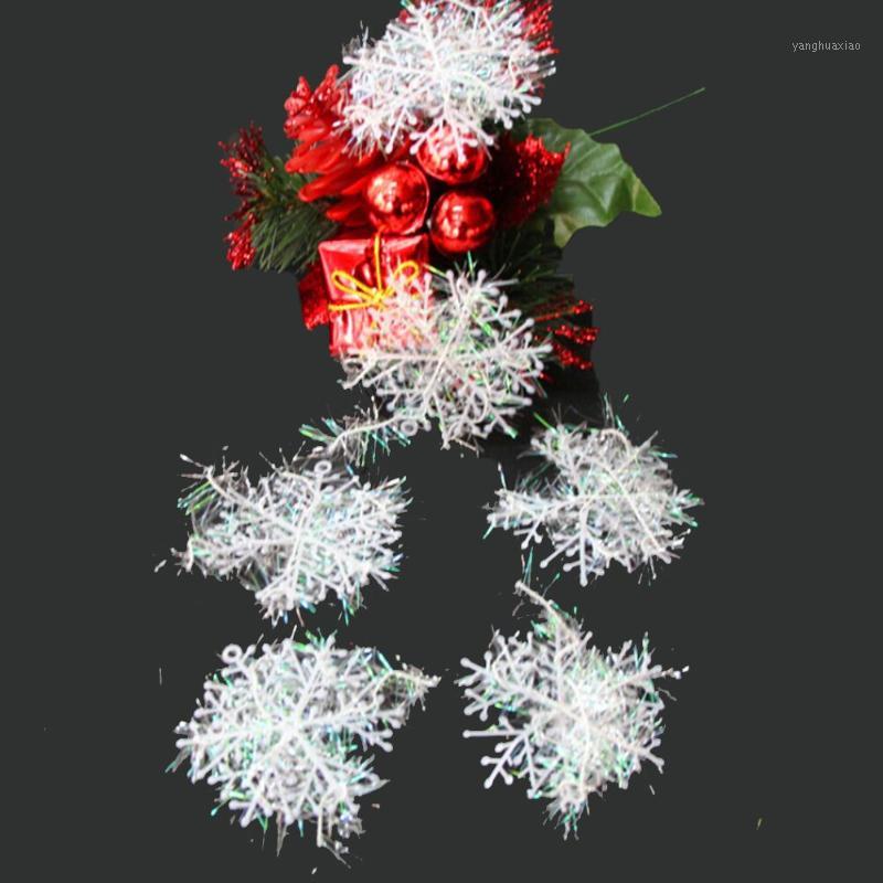 

30Pcs White Snowflake Christmas Decortions For Home Christmas Tree Ornaments Holiday Festival Party Navidad Home Decor1
