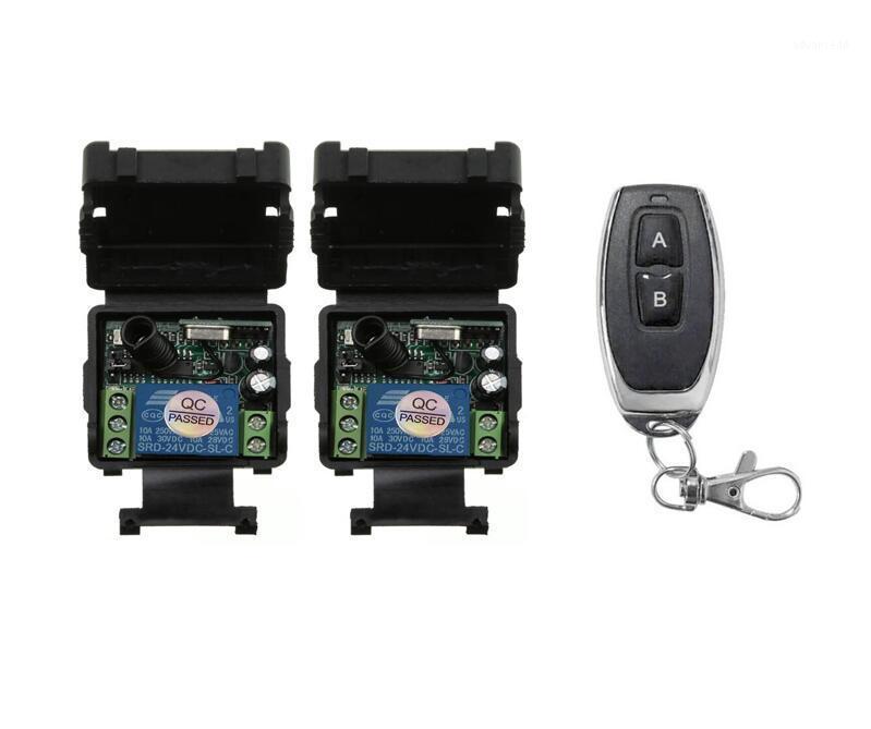 

DC 24 v 1CH mini RF wireless remote control radio switch Learning code 2* receiver+1* transmitter 315/433MHZ1