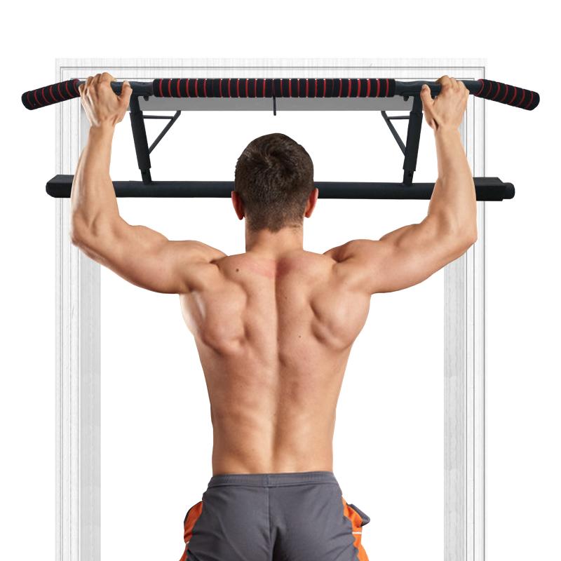 

Foldable Pull Up Bar Home Gym Equipment Horizontal Bar in the Doorway Pull Rod for Bodybuilding ABS Arm Training and Push-Ups