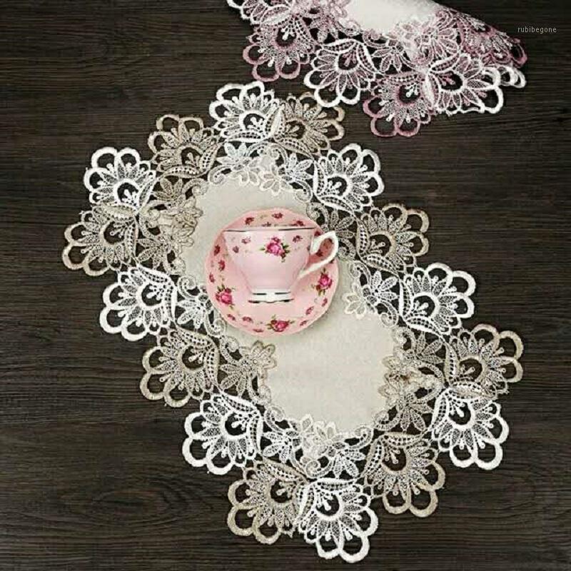 

LACE PLACEMATS EMBROIDERY DOIT NAPKIN PAD PLATE PAD BOWL DECORATING FOR DINNING TABLE COVER HOME TEXTILE HOUSEHOLD PRODUCTS1