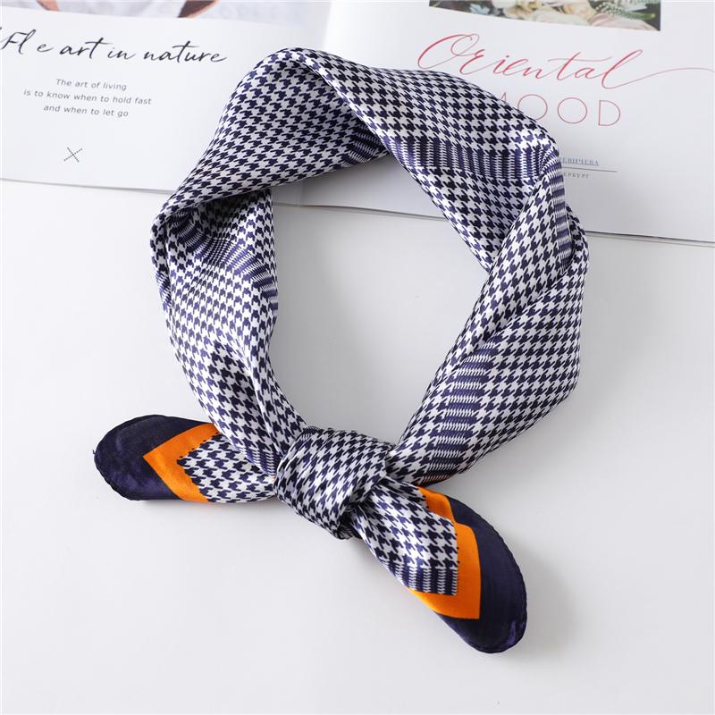 

Scarves Lady Silk Bag Scarf Print Fashion Hair Square Female Shawl And Wraps Women Bandana Neckerchief Design Foulard Hijab