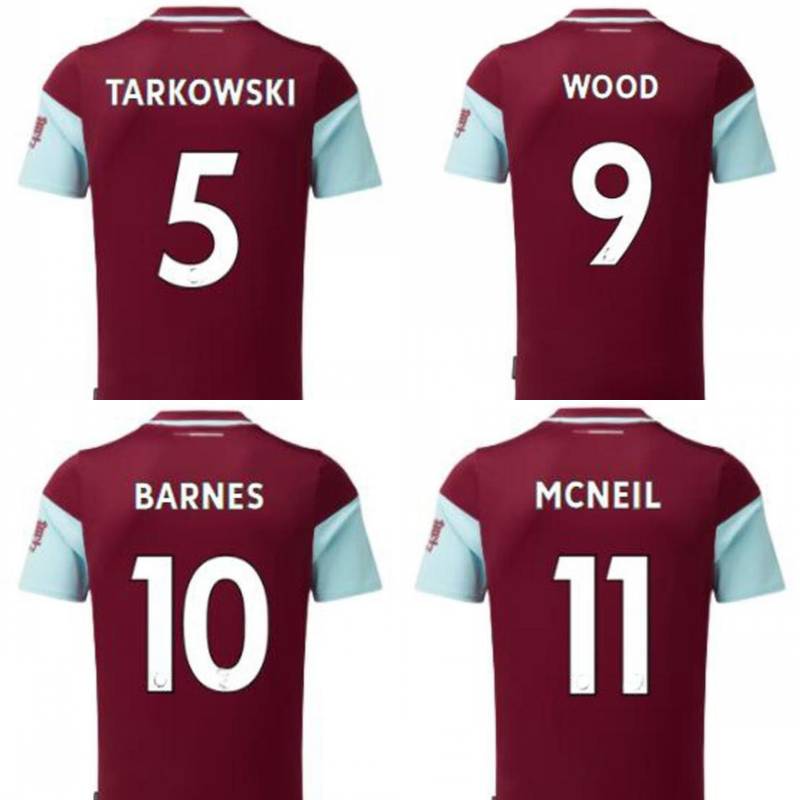 

2020/21 #11 MCNEIL Soccer Jersey 2021 #9 WOOD Home Uniform Mens #5 TARKOWSKI BARNES Football Shirt, Black;yellow