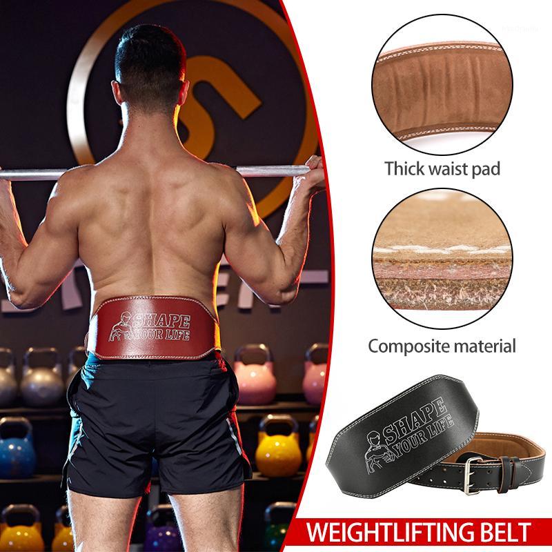 

Genuine Leather Weightlifting Belt Cowhide Lumbar Protection Barbell Gym Fitness Training Powerlifting Deadlift Back Support1, Black 10cm m
