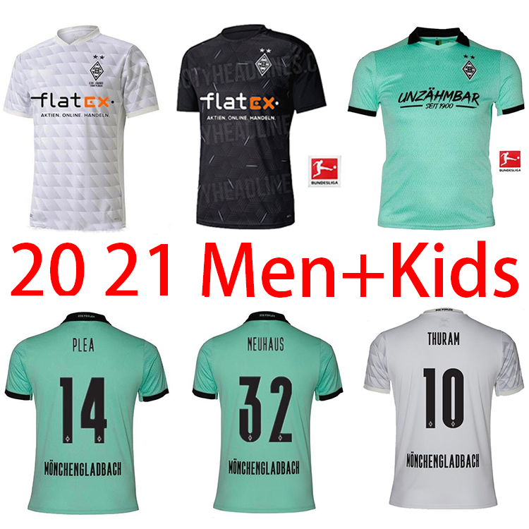 soccer jersey 2021 Borussia Monchengladbach adult men's footbal21 Thuram bensebaini embolo high quality football shirt