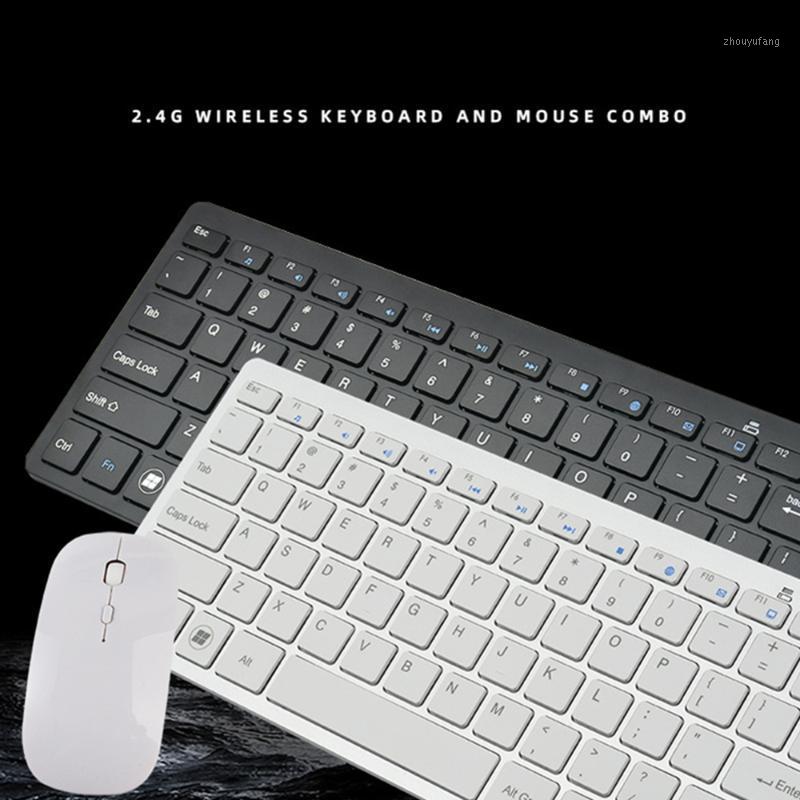 

2.4GHz Wireless Keyboard Set Ultra-thin Compact Portable Small Wireless Keyboard And Mouse Game1