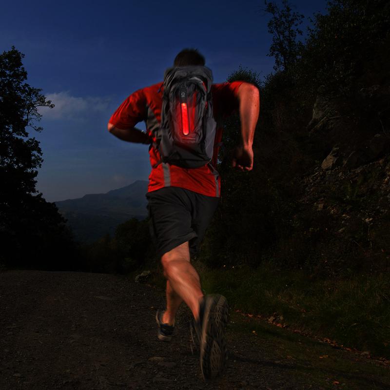 

Warning Light Night Running Waterproof Rechargeable LED Reflective Belt Three Flash Modes Light For Outdoor Sports At Night, Red