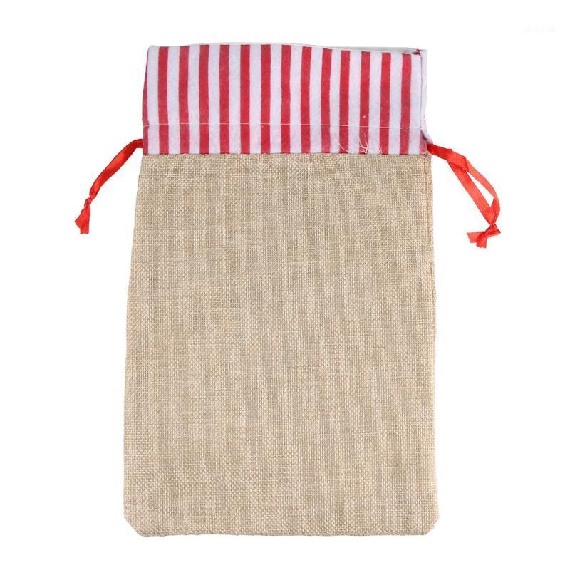 

Christmas Candy Bag EcoFriendly Canvas Gift Bags Santa Deer Elk Ride New Year Xmas Nevidad Best Gifts For Kids Event Party Decor1