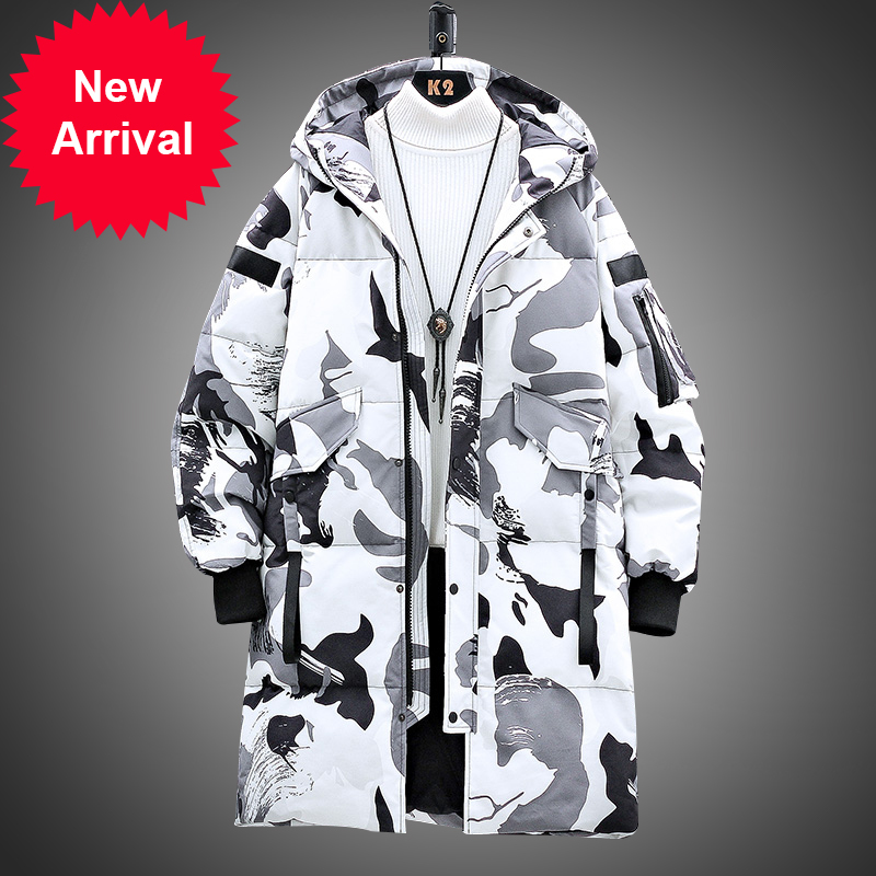 

90% winter of men deep camouflage hot parkas white duck casual man dwaterproof water down jackets, Bl20-16black