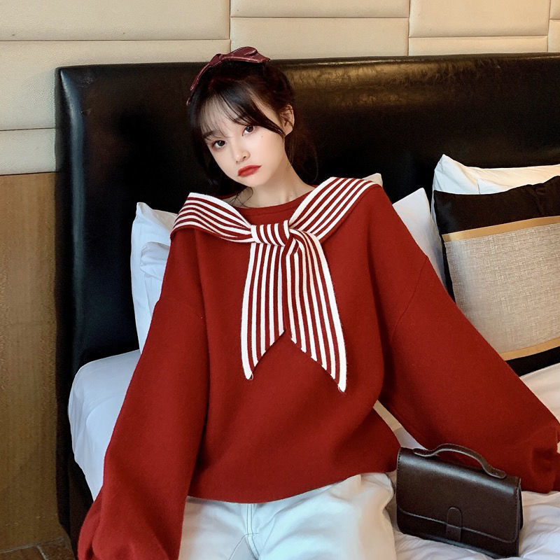 

Natal, ano novo costura mais veludo acolchoado topo feminino solto preguioso vento pulver manga longa camisola outono e inverno 2020, Black