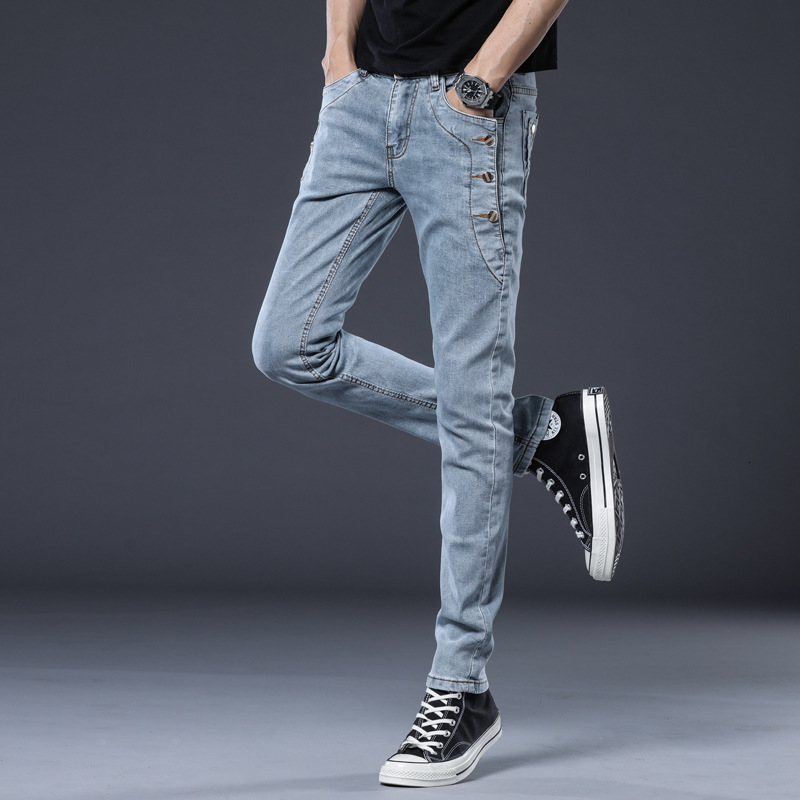 

2021 New Arrival High-end Autumn Classic Male Brim Men's Pencil Pants, Spring Skinny Jeans Size 27-36 U6NB, Games