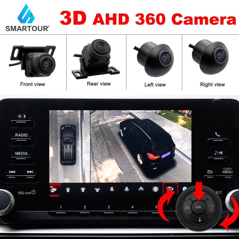 

New Bird View 360 Car Bird View System Rear Camera 1080P 3D AHD Night Vision Front Camera Surround Car DVR