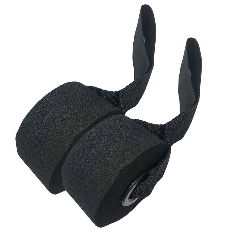 

2pcs Door Anchor Black Door Anchor Buckle Resistance Band for Exercise Training