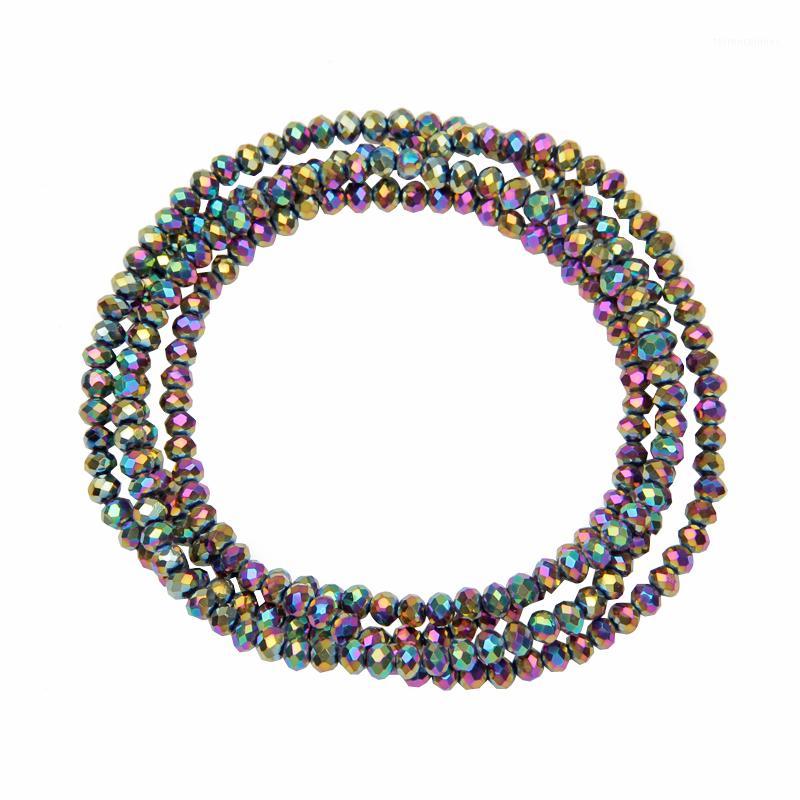 

Charm Bracelets Boho Elastic & Bangles For Women Vintage Stretch Bohemian Femme Crystal Glass Beads Party DIY Jewelry1