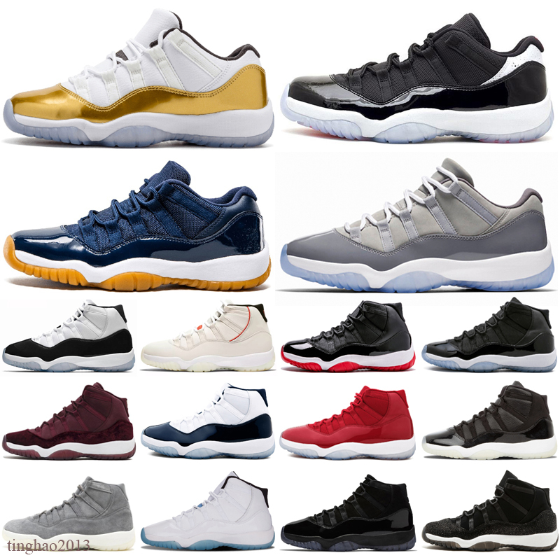 

2021 Jubilee 25th Anniversary 11 Men Basketball Shoes Fire Red 4 Sneakers Bred 11s Gamma Blue Concord Space Jam Black Cat, Color 4