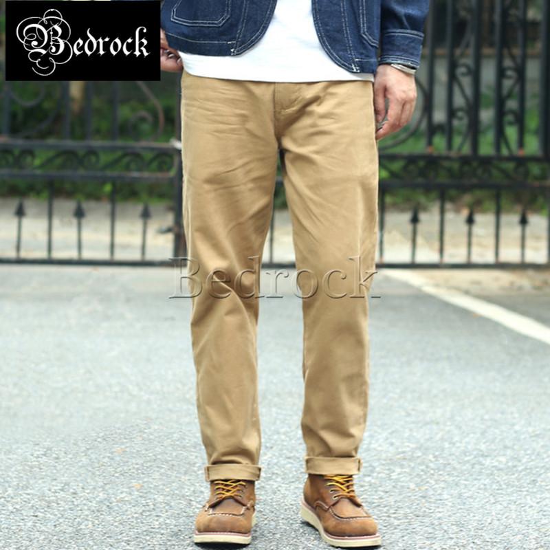 

Cotton all-match casual pants men's loose straight-leg overalls American retro pants Ami khaki chino, Black