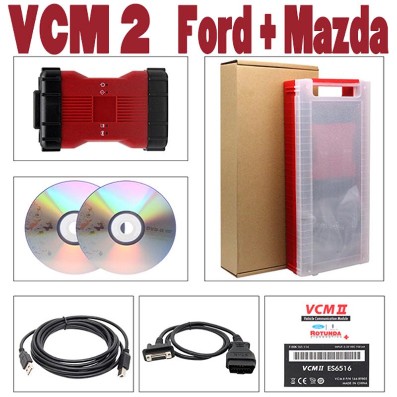 

High-qualityFull Chip VCM II 2in1 Interface for - VCM2 Diagnostic Programming Tool VCMII OBDII Scanner VCM 2 IDS V106