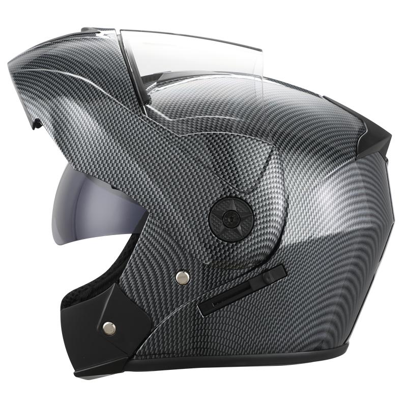 

DAYU NEW DOT Motorcycle helmet Flip Up Modular Dual lens Racing motocross helmet Safe helmets Casco capacete casque cascos para, Black