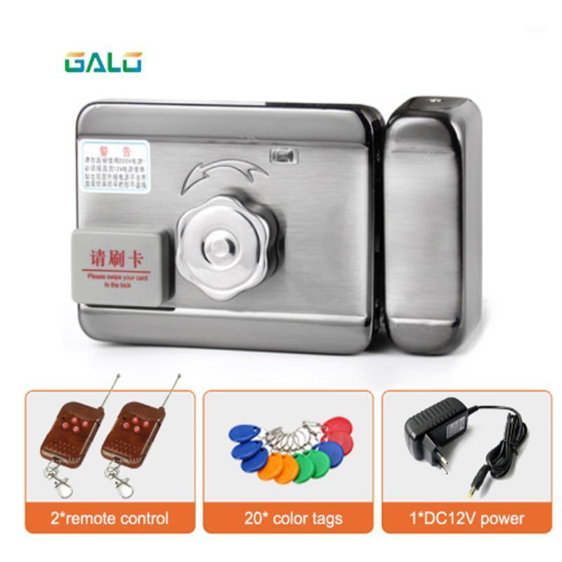 

Smart ID Door & gate lock castle Access Control Electronic integrated RFID Door Rim lock RFID reader for home1