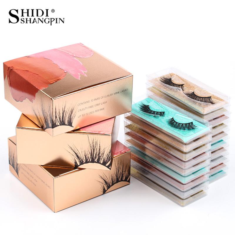 

SHIDISHANGPIN Mink Lashes Wholesale Eyelashes Mink faux cils False Eyelashes Packaging Box Bulk Eye Lashes Cases for Beauty