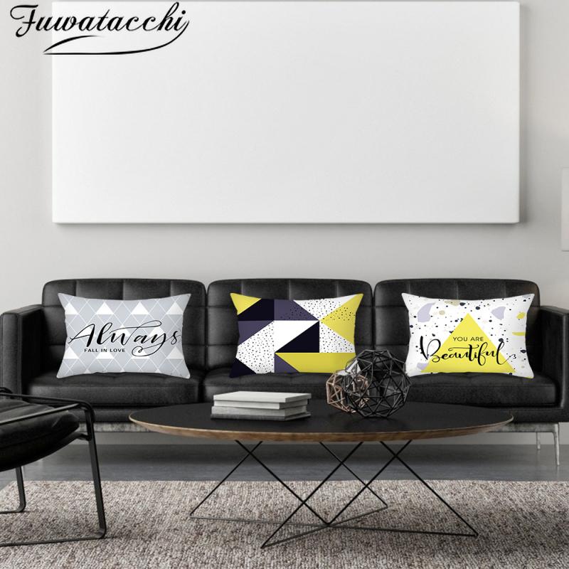 

Fuwatacchi Geometric Photo Cushion Cover Deer Pattern Pillow Cover for Home Sofa Seat Decor Christmas Pillowcases 45x45cm, Yztprfs000402