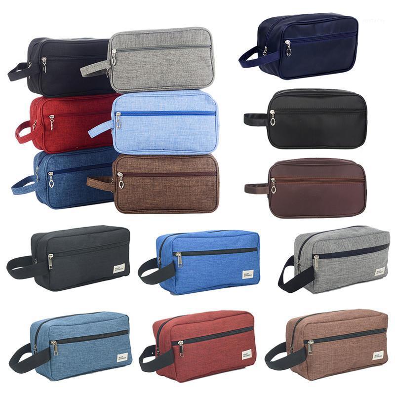 

Makeup Bags with Handle Cosmetic Bag Holder Toiletry Organizer for Camping Travel Home Bathroom Women Men Wash Case Tote 1 PC1